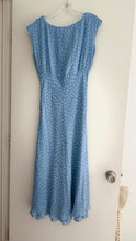 Load image into Gallery viewer, Vintage 90s does 30s silk polka dot dress
