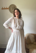 Load image into Gallery viewer, Edwardian cotton blouse
