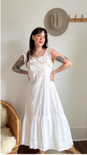 Load image into Gallery viewer, Edwardian cotton dress
