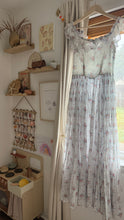 Load image into Gallery viewer, Vintage 1930s baby blue floral gown
