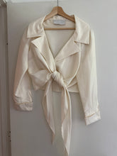 Load image into Gallery viewer, Vintage silk 90s wrap top
