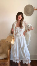 Load image into Gallery viewer, Vintage crochet shawl
