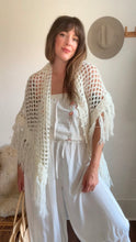 Load image into Gallery viewer, Vintage crochet shawl
