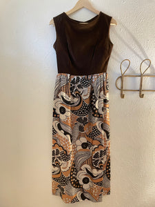 Vintage 1960s groovy dress