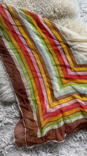 Load image into Gallery viewer, Vintage rainbow scarf
