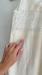Edwardian cotton step in