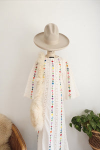Vintage Mexican floral dress