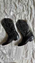 Load image into Gallery viewer, Vintage black cowboy boots- women’s 8 D
