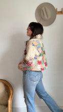 Load image into Gallery viewer, Signature Collection-cropped feedsack quilt coat
