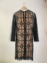 Load image into Gallery viewer, Vintage lace bell sleeve dress
