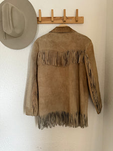 Vintage 1970s fringe jacket