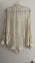 Load image into Gallery viewer, Vintage silk sequin blouse
