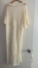 Load image into Gallery viewer, Crochet floral button down dress/cover up

