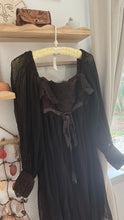Load image into Gallery viewer, Vintage 60s 70s  brown mini dress
