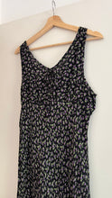 Load image into Gallery viewer, Vintage black floral 90s dress
