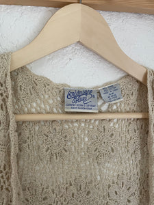 Vintage crochet vest