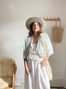 Vintage bed jacket