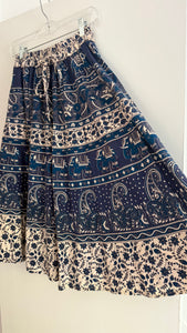 70s Indian cotton skirt