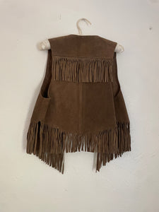 Vintage fringe vest