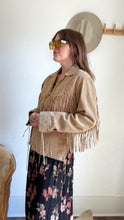 Load image into Gallery viewer, Vintage suede fringe shirt
