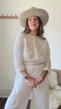 Load image into Gallery viewer, Edwardian cotton blouse
