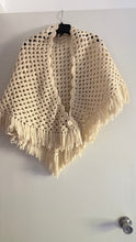 Load image into Gallery viewer, Vintage button shawl
