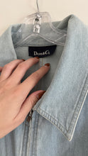 Load image into Gallery viewer, Vintage denim zip up
