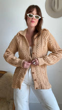 Load image into Gallery viewer, Vintage wool hand dyed cardigan
