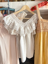 Load image into Gallery viewer, Vintage cotton ruffle top
