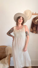 Load image into Gallery viewer, Antique silk lace gown
