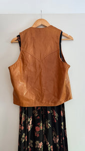 Vintage leather vest