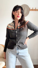 Load image into Gallery viewer, Vintage fair isle cardigan
