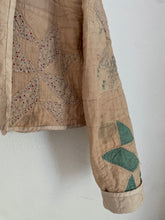 Load image into Gallery viewer, The Jesse quilt coat - cropped/hand dyed
