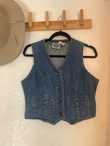 Vintage 70s denim vest