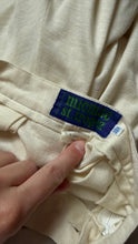 Load image into Gallery viewer, Vintage cream wide leg pants
