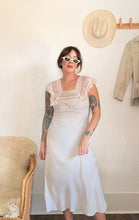 Load image into Gallery viewer, 1930s lace slip dress
