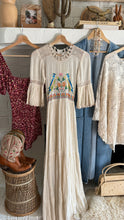 Load image into Gallery viewer, Vintage 1970s embroidered gauze dress
