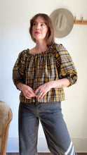 Load image into Gallery viewer, Handmade plaid handmade top
