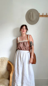 Signature Collection-linen stripe top