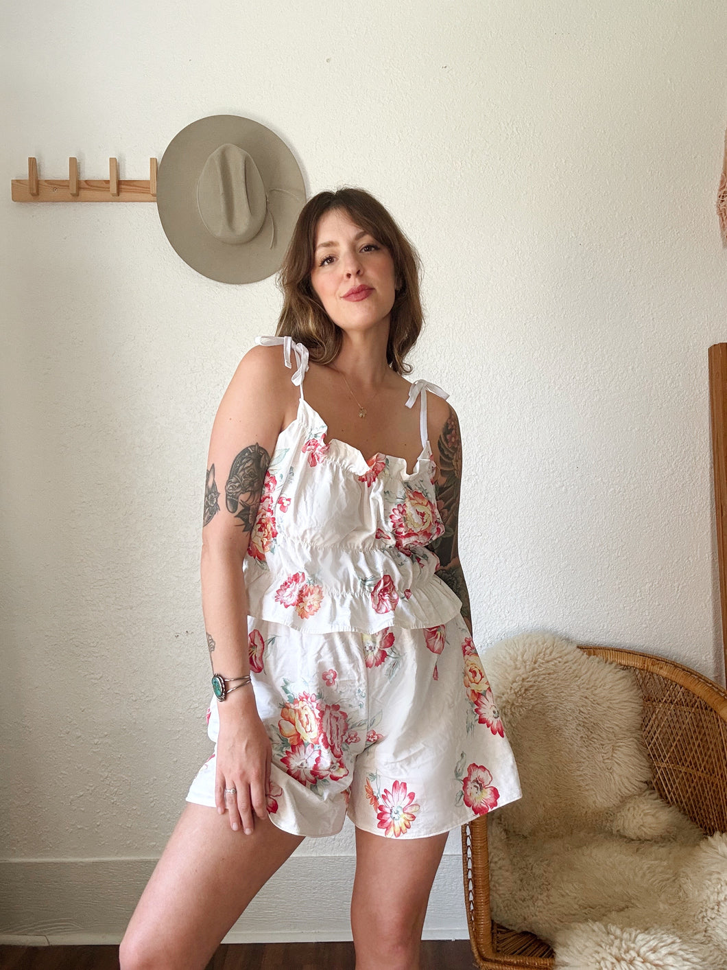 Signature Collection-two piece floral set
