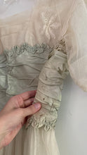 Load image into Gallery viewer, Edwardian tulle lawn dress
