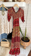 Load image into Gallery viewer, Vintage Indian cotton rayon dress
