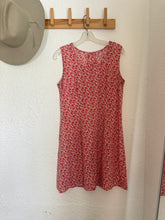 Load image into Gallery viewer, Vintage handmade floral reworked mini dress
