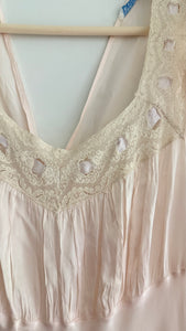Vintage 1930s satin gown
