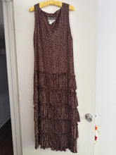 Load image into Gallery viewer, Vintage floral ruffle dress
