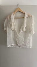 Load image into Gallery viewer, Vintage Edwardian ruffle top
