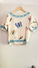 Load image into Gallery viewer, Vintage butterfly knit shirt
