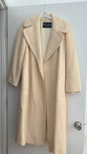 Load image into Gallery viewer, Vintage cream mohair coat
