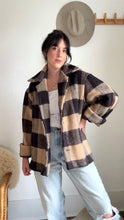 Load image into Gallery viewer, Signature Collection- vintage plaid blanket coat
