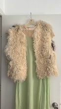 Load image into Gallery viewer, Vintage 70s curly lamb fur vest
